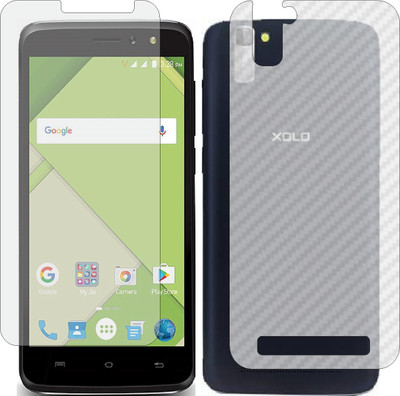 ZINGTEL Front and Back Screen Guard for XOLO ERA 2 (Front Matte Finish & Back 3d Carbon Fiber)(Pack of 2)
