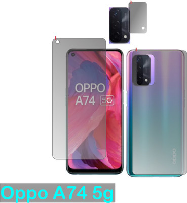 chakoor Front and Back Screen Guard for OPPO A74 5G(Pack of 3)