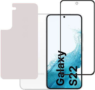 KARTRAY Front and Back Screen Guard for SAMSUNG Galaxy S22 5G(Pack of 2)