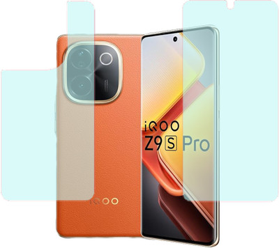 KARTRAY Front and Back Screen Guard for iQOO Z9s Pro 5G, Front Matte Back Matte(Pack of 2)