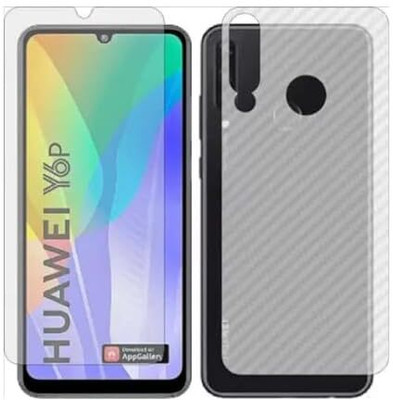 LIGHTWINGS Front and Back Screen Guard for Huawei y6(Pack of 2)