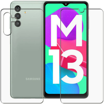 tombik Front and Back Screen Guard for T8-Samsung Galaxy M13 4G-FB(Pack of 2)