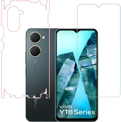 SPRITZEN Front and Back Screen Guard for Vivo Y18(Pack of 2)