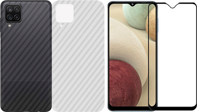Karpine Front and Back Screen Guard for Samsung Galaxy M12(Pack of 2)