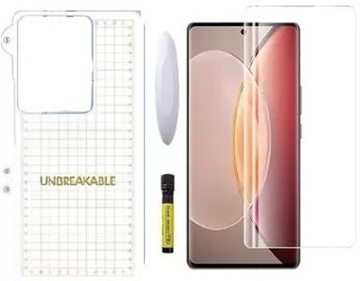 LIKEDESIGN Front and Back Tempered Glass for Vivo V29 5G, Vivo V29(Pack of 1)