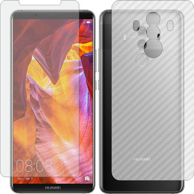 ZINGTEL Front and Back Screen Guard for HUAWEI MATE 10 PRO (Front Matte Finish & Back 3d Carbon Fiber)(Pack of 2)