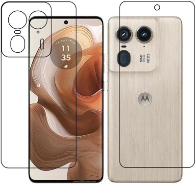 DVTECH Front and Back Screen Guard for Motorola Moto X50 Ultra TPU Crystal Clear(Pack of 1)