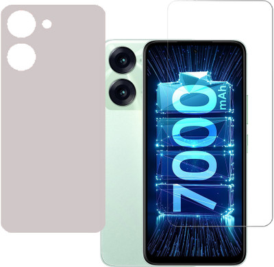 SPRITZEN Front and Back Screen Guard for itel P40 Plus(Pack of 2)