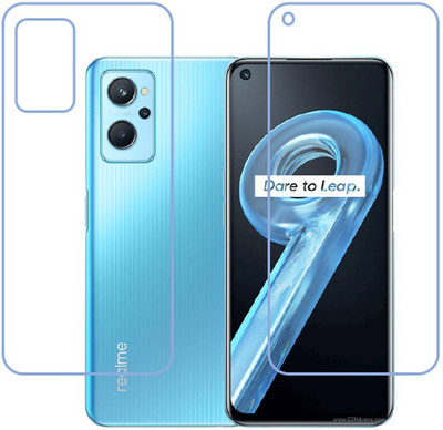 DVTECH Front and Back Screen Guard for 9H Crystal Clear Front And TPU BackRealme 9i(Pack of 1)