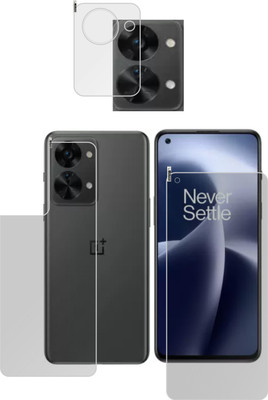 chakoor Front and Back Screen Guard for Oneplus Nord 2T 5g(Pack of 3)
