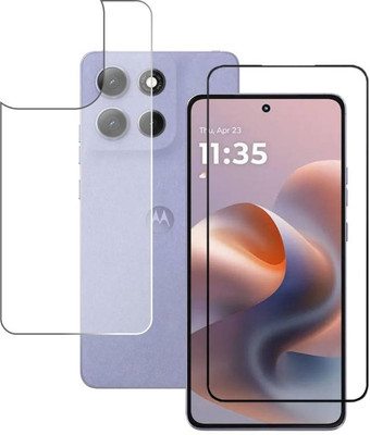 GLAMEECH Front and Back Screen Guard for Motorola G86 Power 5G, Motorola G86 Power, Motorola G86 Power 5G, MotoG86 Power 5G(Pack of 2)