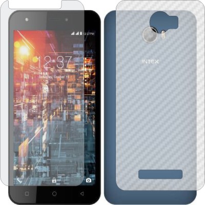 Mobling Front and Back Tempered Glass for Intex Aqua 5.5 VR(Pack of 2)