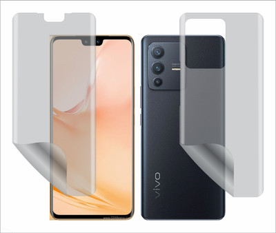 TELTREK Front and Back Screen Guard for VIVO V23 PRO V2132 (Edge to Edge Full Screen Protector)(Pack of 1)