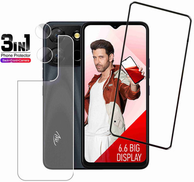 Olonga Front and Back Screen Guard for ITEL A60(Pack of 2)
