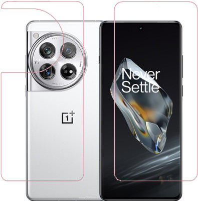 ECMERED Front and Back Screen Guard for Oneplus 12R, 1+12R 5G(Pack of 1)
