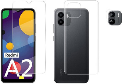 APTIVOS Front and Back Screen Guard for Redmi A2 With Camera Lens Protector guard(Pack of 1)
