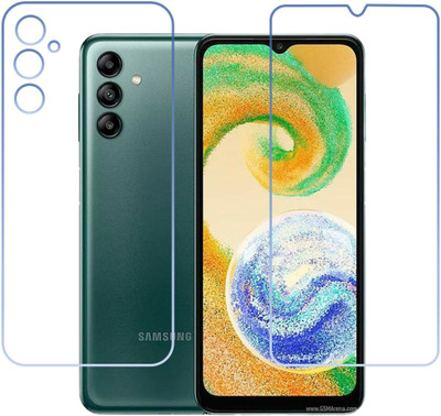 DVTECH Front and Back Screen Guard for 9H Crystal Clear Front And TPU BackSamsung Galaxy A04s(Pack of 1)