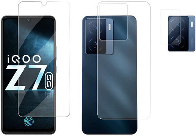 APTIVOS Front and Back Screen Guard for iQOO Z7s 5G With Camera Lens Protector guard(Pack of 1)