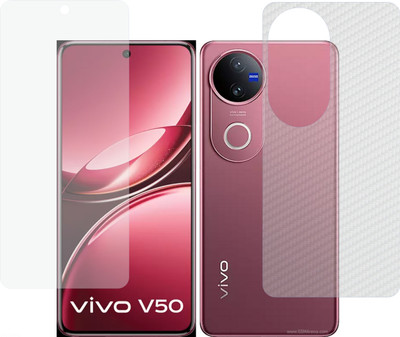 TELTREK Front and Back Screen Guard for vivo V50 5G(Pack of 2)