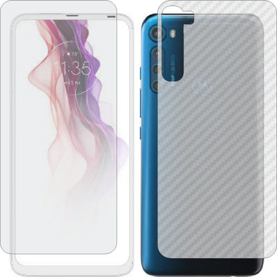 Mobling Front and Back Tempered Glass for MOTOROLA MOTO ONE FUSION PLUS(Pack of 2)
