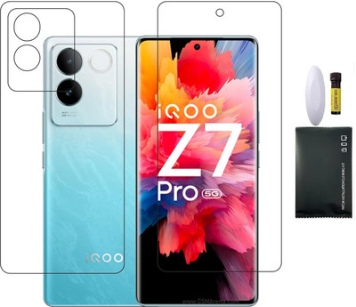 welldesign Front and Back Screen Guard for Vivo iQOO Z7 Pro 5G, iQOO Z7 Pro 5G(Pack of 1)