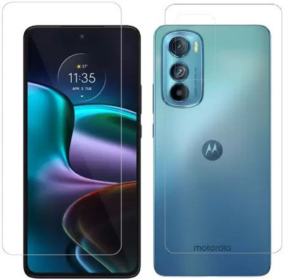 HOBBYTRONICS Front and Back Screen Guard for Motorola Edge 30, Moto Edge 30(Pack of 1)