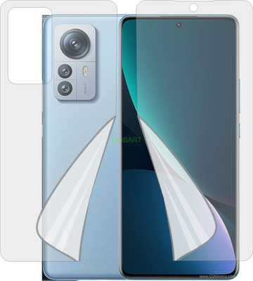 MOBART Front and Back Screen Guard for MI 12 S PRO DIMENSITY (Edge To Edge TPU Covers Curved Edges)(Pack of 1)