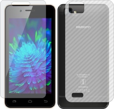 Mobling Front and Back Tempered Glass for KARBONN A40 INDIAN(Pack of 2)