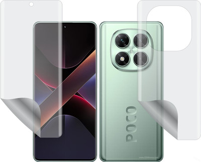 Mobling Front and Back Screen Guard for Xiaomi Poco X7(Pack of 1)