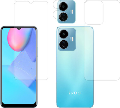 Vatsin Front and Back Screen Guard for iQOO Z6 Lite 5G(Pack of 3)