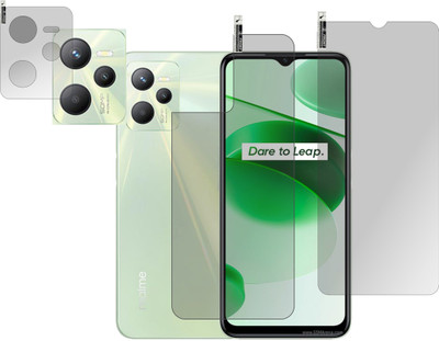 chakoor Front and Back Screen Guard for REALME C35(Pack of 3)