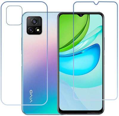 DVTECH Front and Back Screen Guard for 9H Crystal Clear Front And Carbon Fiber BackVivo Y52s t1(Pack of 1)
