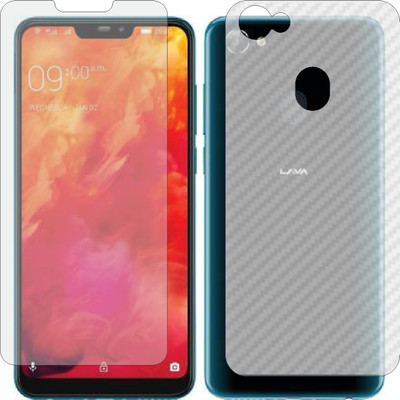 Mobling Front and Back Tempered Glass for LAVA Z92(Pack of 2)