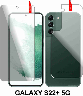 KANCHA Front and Back Screen Guard for SAMSUNG GALAXY S22+ 5G(Pack of 2)