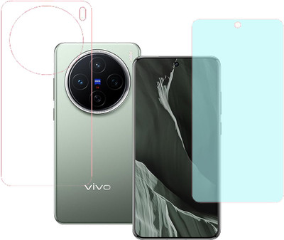 SPRITZEN Front and Back Screen Guard for Vivo X200 5G, Front Matte Back Clear(Pack of 2)