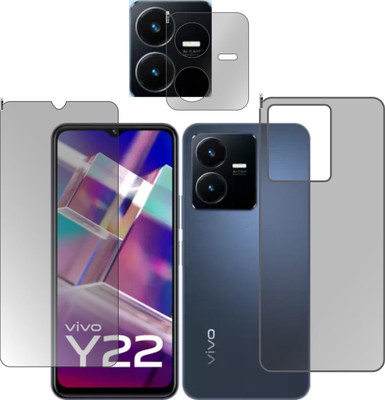 chakoor Front and Back Screen Guard for Vivo Y22(Pack of 2)