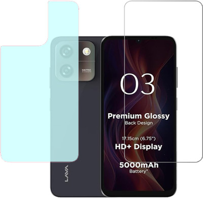 VAYUVAULT Front and Back Screen Guard for LAVA Yuva Star(Pack of 2)