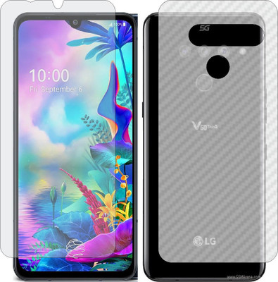 Mobling Front and Back Tempered Glass for LG V50S THINQ(Pack of 2)
