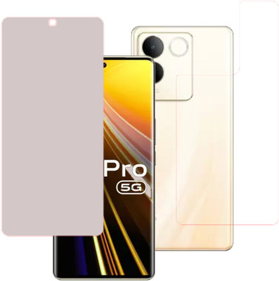 KARTRAY Front and Back Screen Guard for Vivo T2 Pro 5G(Pack of 2)