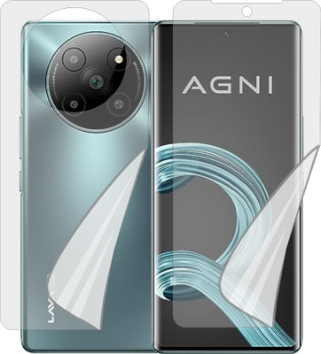 Fasheen Front and Back Screen Guard for LAVA AGNI 2 5G(Pack of 1)