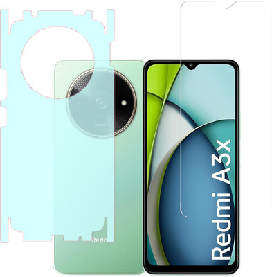 VAYUVAULT Front and Back Screen Guard for REDMI A3X(Pack of 2)