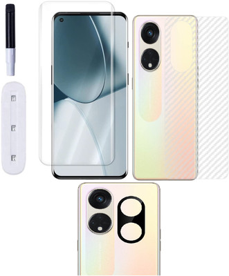 COVER CAPITAL Front and Back Screen Guard for Oppo Reno 8T 5G(Pack of 3)