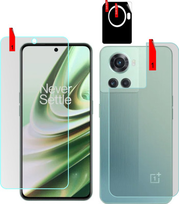 aryax Front and Back Screen Guard for OnePlus 10R 5G(Pack of 3)