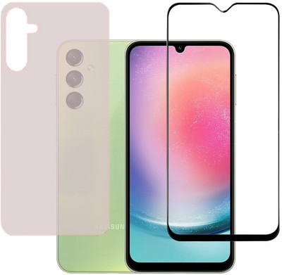 KARTRAY Front and Back Screen Guard for SAMSUNG Galaxy A15 5G, Samsung Galaxy A25 5G(Pack of 2)