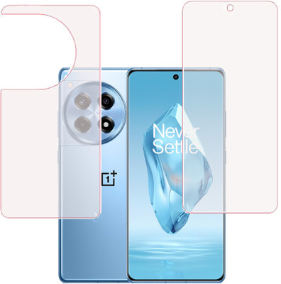 KARTRAY Front and Back Screen Guard for OnePlus 12R 5G(Pack of 2)