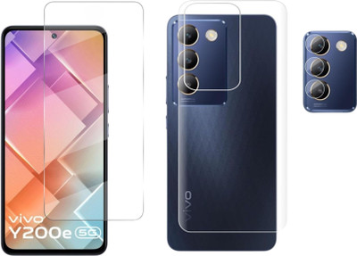 ISAAK Front and Back Screen Guard for Vivo Y200e Unbreakable Front & Back Screen Guard and Camera Lens Protector (3 In 1 COMBO PACK)(Pack of 3)