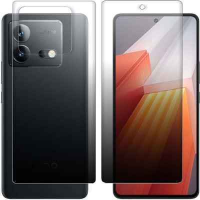 FCS Front and Back Screen Guard for vivo iQOO Neo8 Front+Back (Matte)(Pack of 2)