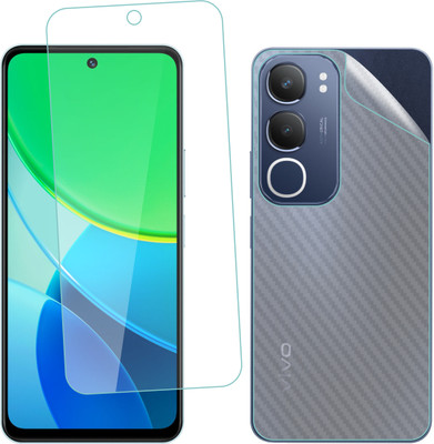 Ten To 11 Front and Back Screen Guard for ViVO Y29 5G, ViVO Y29 5G [Back Carbon Fiber](Pack of 2)