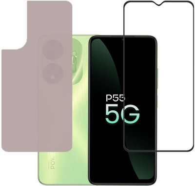 KARTRAY Front and Back Screen Guard for itel P55 5G(Pack of 2)