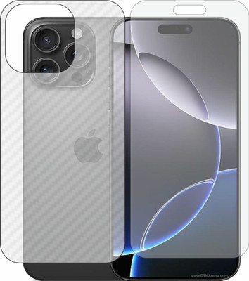 TELTREK Front and Back Screen Guard for Apple Iphone 16 Pro Max(Pack of 2)